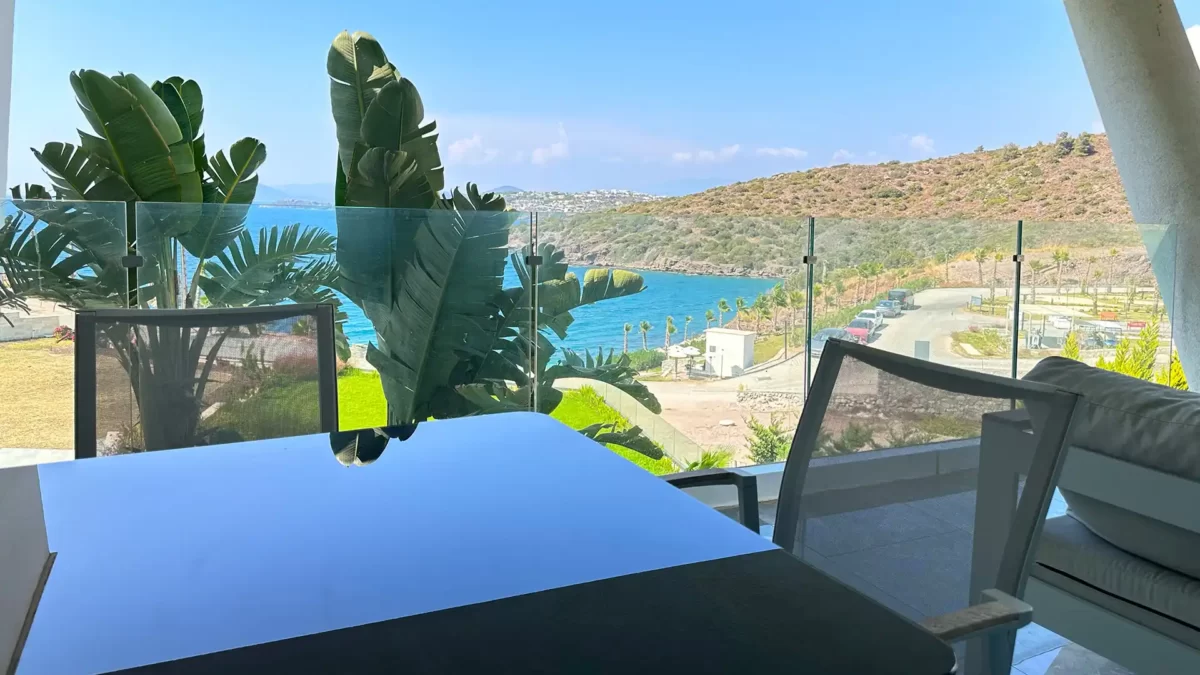 Вид из окна резиденции Le Méridien Bodrum Beach Resort